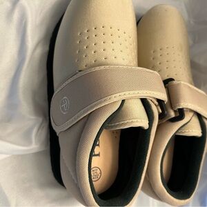 Women's Beige Strap Sneakers